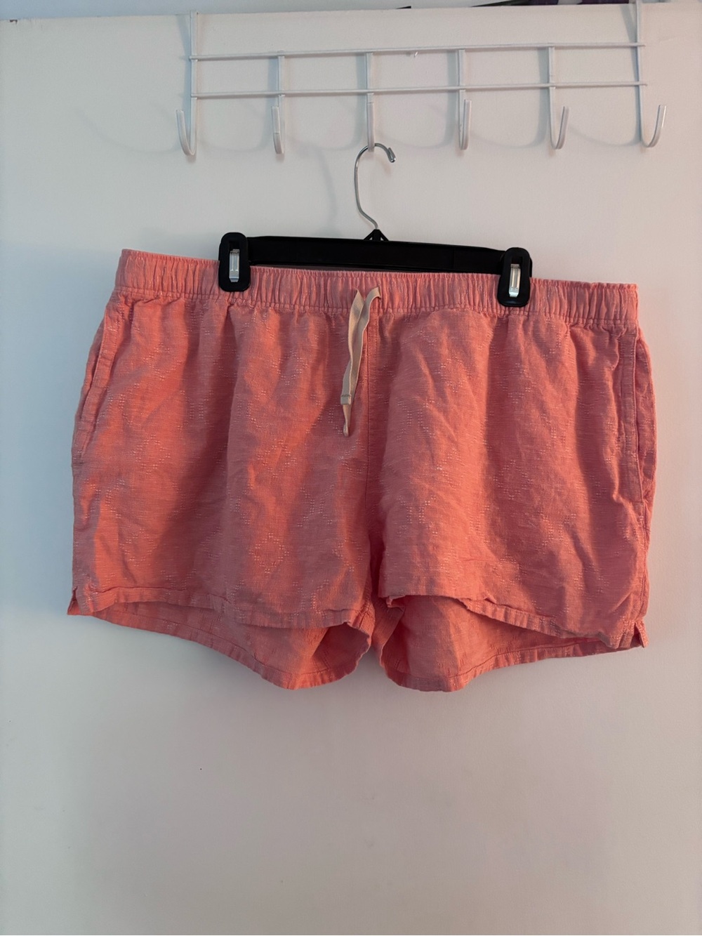 Patagonia Island Hemp Baggies Salmon Shorts Women's Size XL